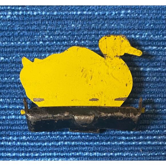 Vintage Miniature Tin Litho Duck Shooting Game Metal Toy Vending 500 Point 24B - Picture 3 of 3